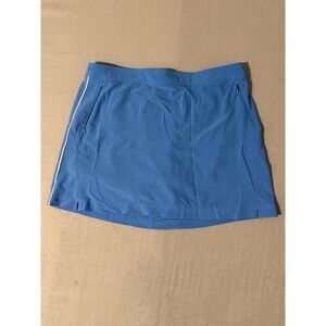 Danskin Women's Blue Athletic Skirt with Built-In Shorts Size Large 12-14